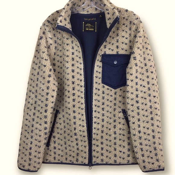 L.L.Bean X Todd Snyder Collaboration Hi-Pile Sherpa Zip-Front Jacket Size M - Picture 3 of 9
